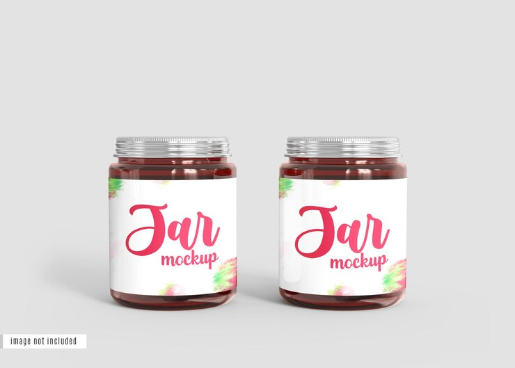 Mockup del barattolo