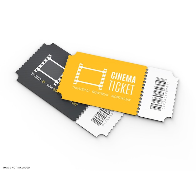 Mockup del biglietto dell'evento
