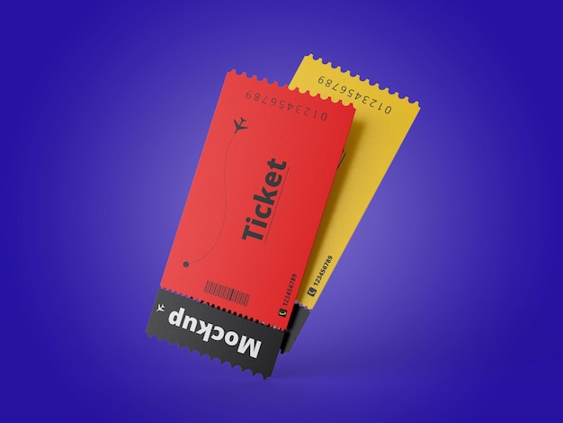 Mockup del biglietto
