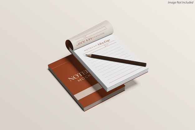 Mockup del blocco note