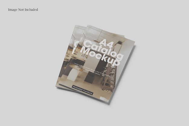 Mockup del catalogo A4