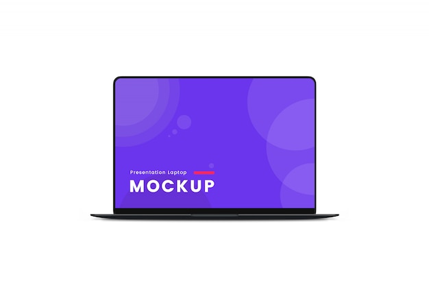 Mockup del computer portatile