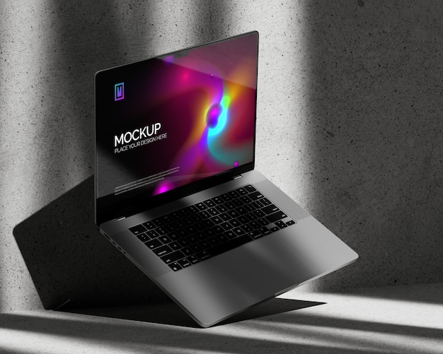 Mockup del computer portatile