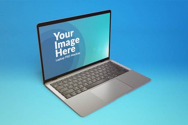Mockup del computer portatile