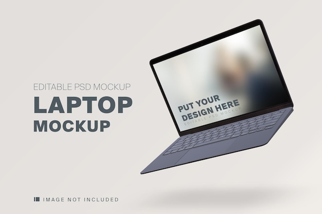 Mockup del computer portatile