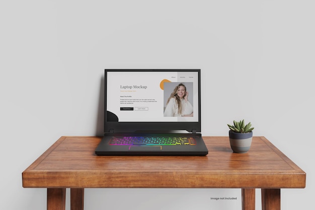 Mockup del computer portatile