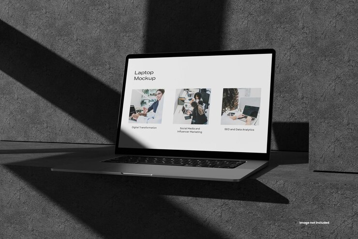 Mockup del computer portatile
