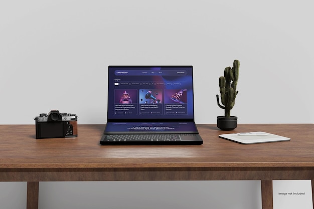 Mockup del computer portatile