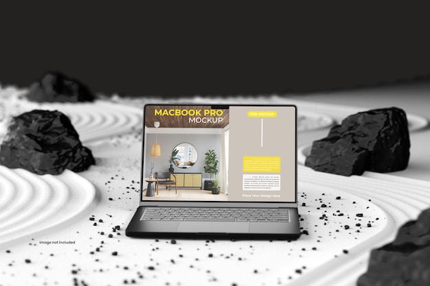 Mockup del computer portatile