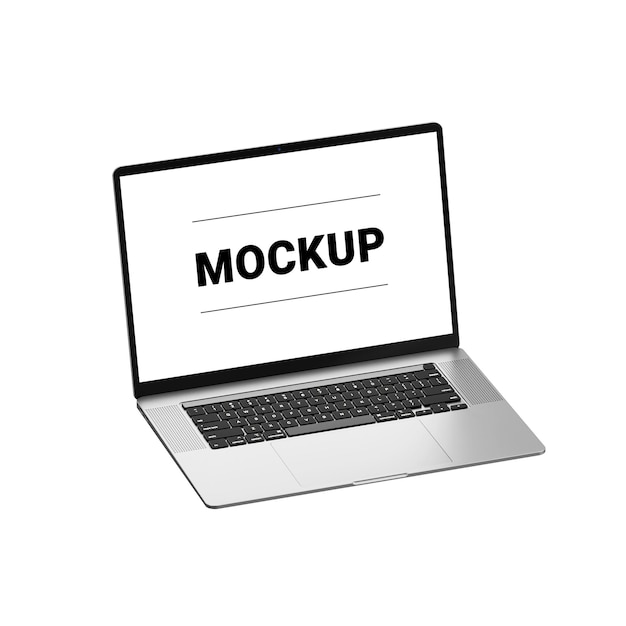 Mockup del computer portatile