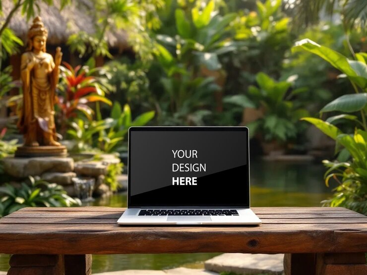 Mockup del computer portatile