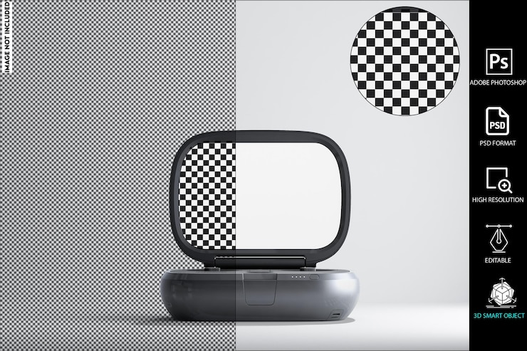 PSD mockup del controller del drone della fotocamera