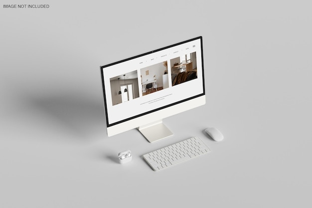 Mockup del desktop