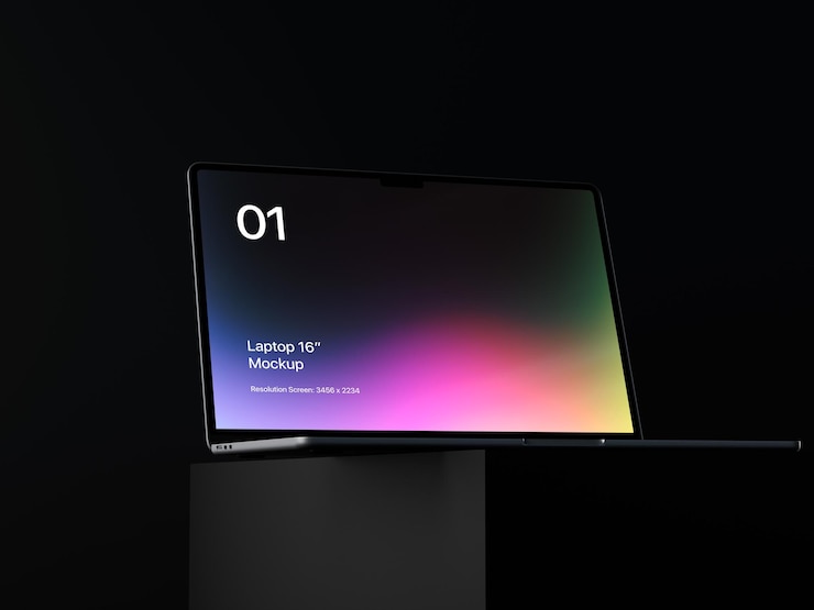PSD mockup del dispositivo portatile