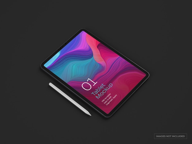 Mockup del dispositivo tablet