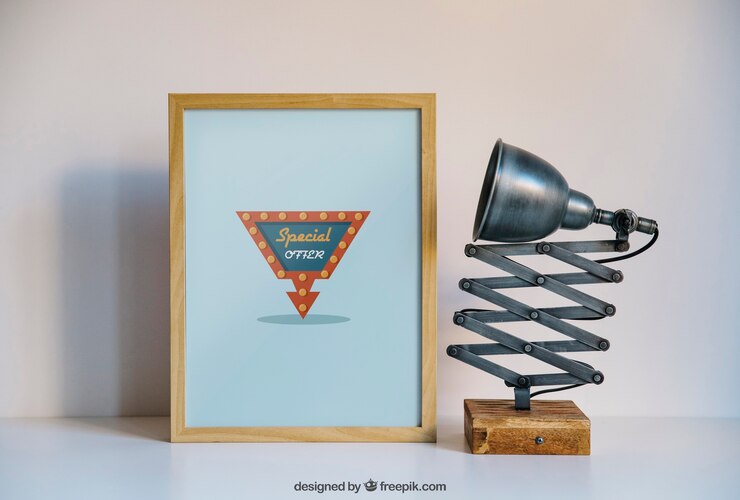 PSD mockup del frame di offerta speciale