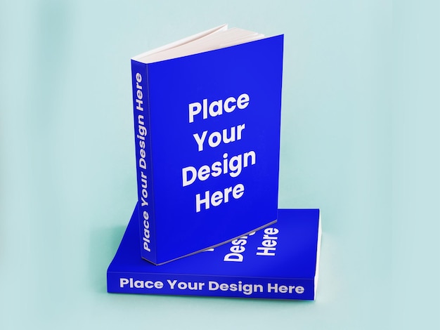 Mockup del libro blu