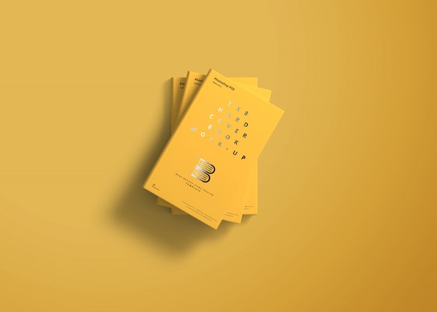 Mockup del libro con copertina rigida 5x8