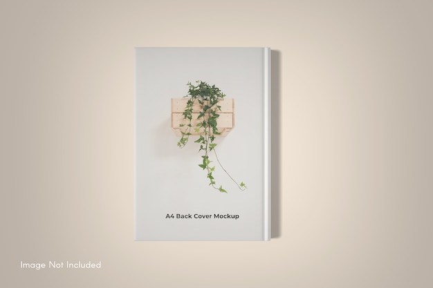 Mockup del libro di copertina isolato