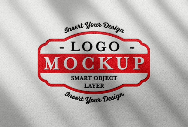 Mockup del logo a colori