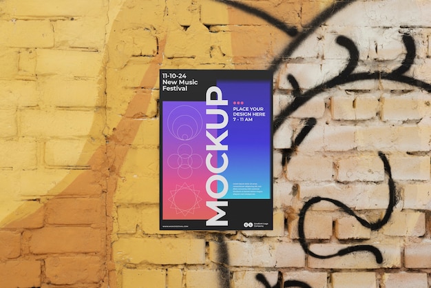 Mockup del manifesto del festival