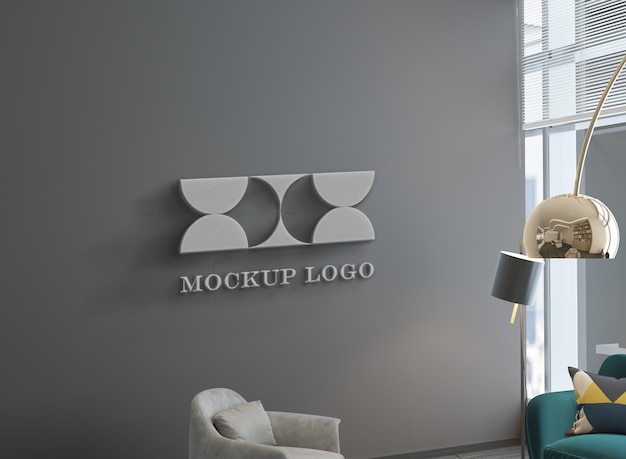 Mockup del marchio dell'ufficio