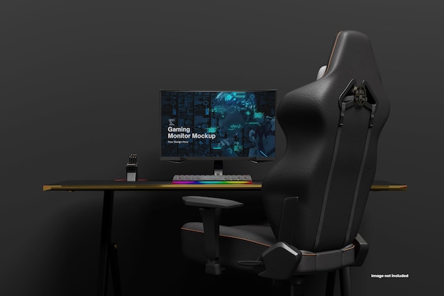 Mockup del monitor di gioco