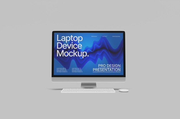 Mockup del monitor PSD