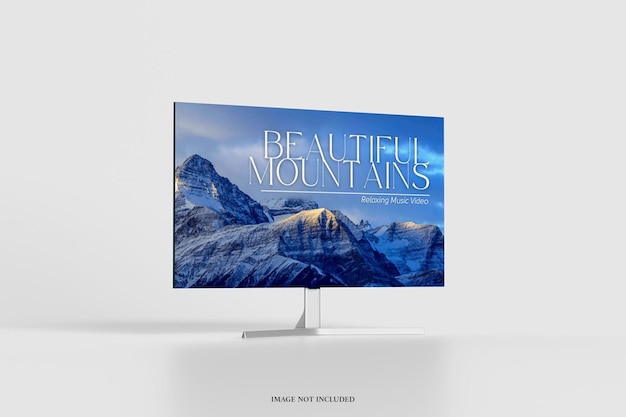 Mockup del monitor televisivo