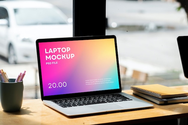 Mockup del portatile