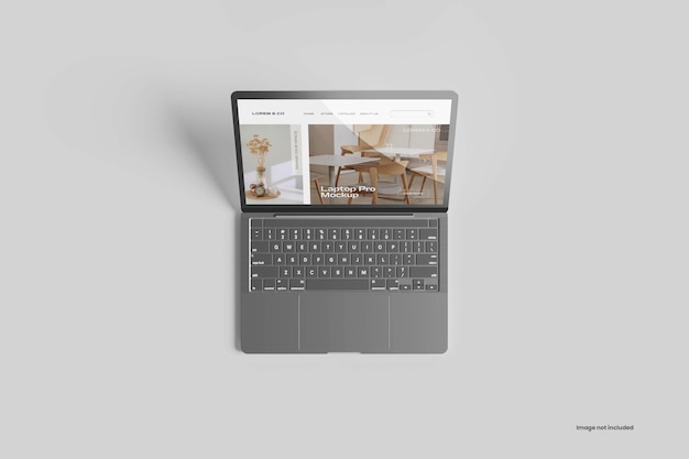 Mockup del portatile