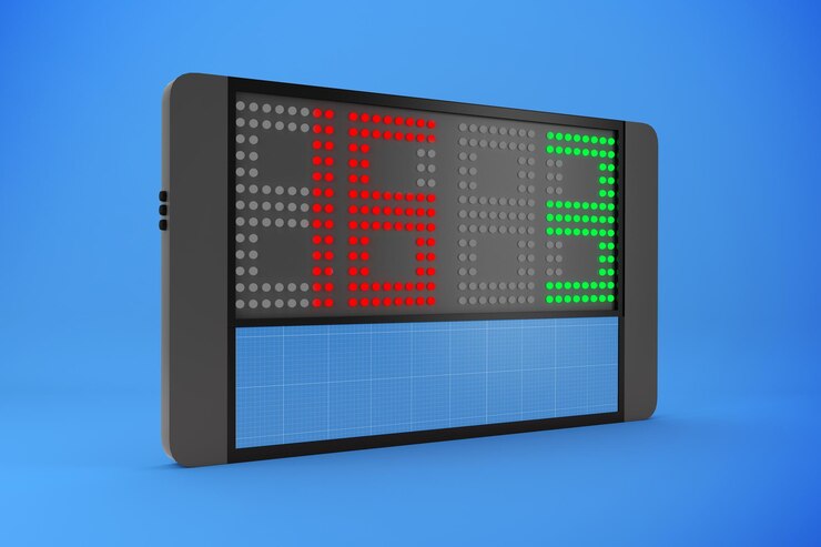 PSD mockup del tabellone segnapunti