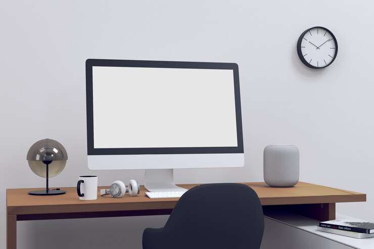 PSD mockup dell'area di lavoro