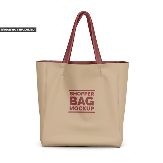 Mockup della borsa dello shopper