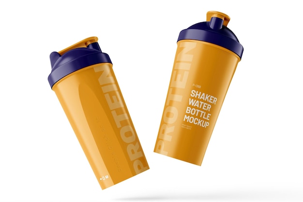 Mockup della bottiglia dello shaker