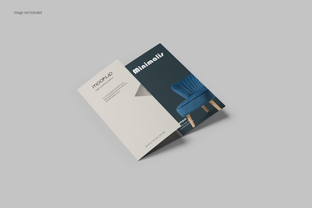 Mockup della brochura Trifold DL