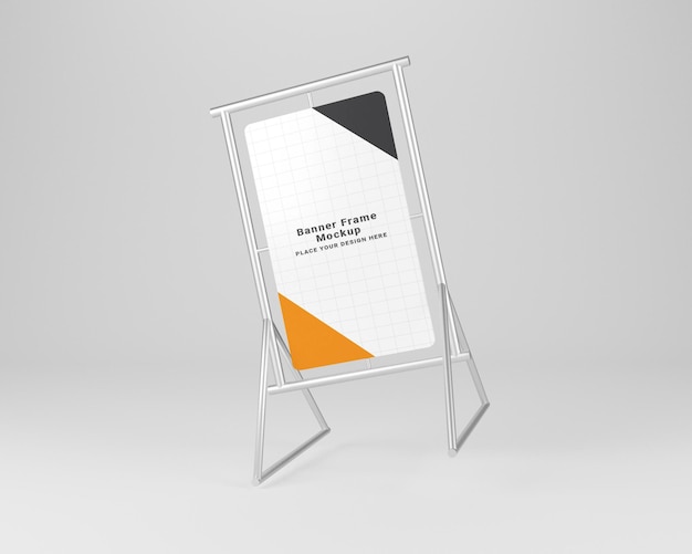 Mockup della cornice del banner