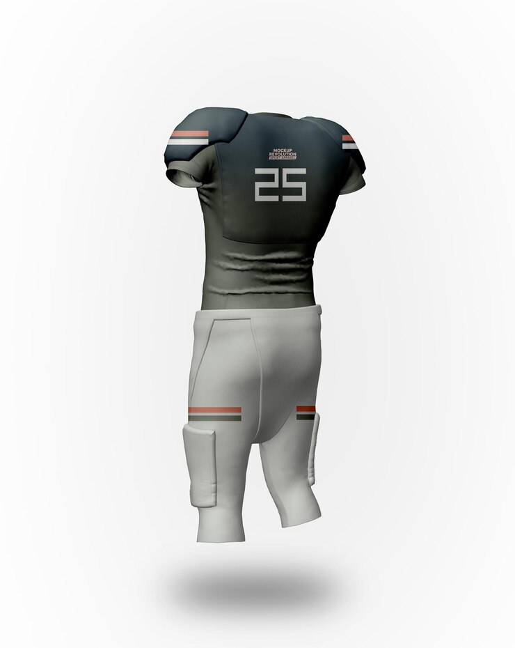 PSD mockup della maglia di football americano
