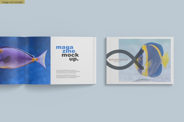 Mockup della rivista A4 Landscape