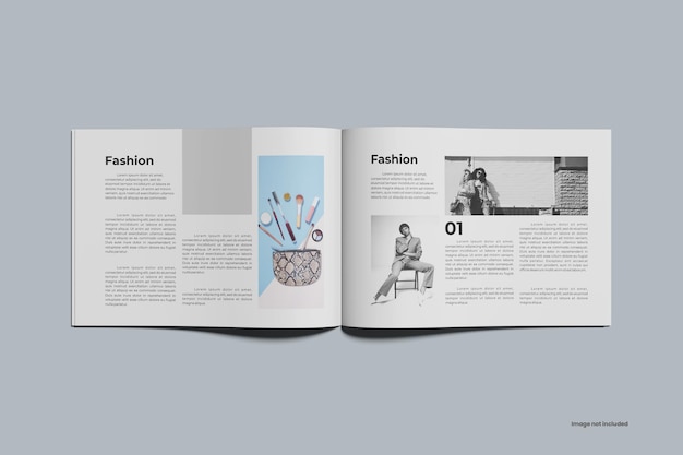 Mockup della rivista Landscape
