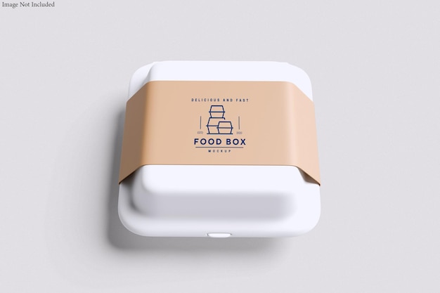 Mockup della scatola alimentare