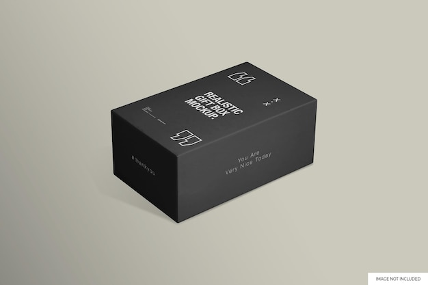 Mockup della scatola regalo