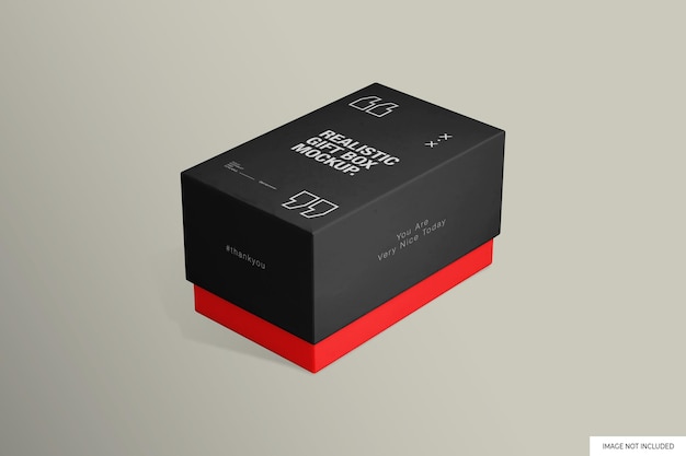 Mockup della scatola regalo