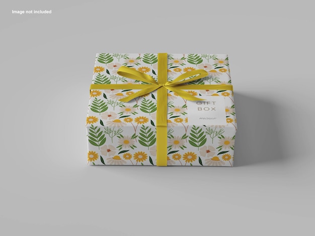 Mockup della scatola regalo