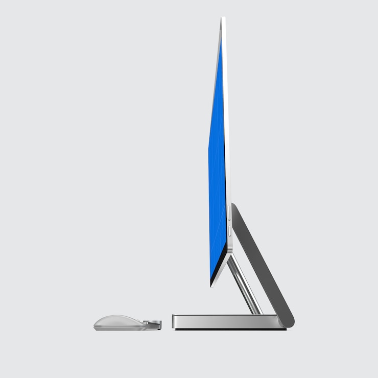 PSD mockup della schermata del computer