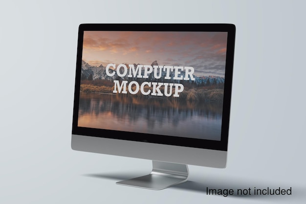 Mockup della schermata del computer