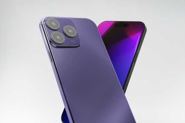 Mockup della schermata del telefono cellulare psd
