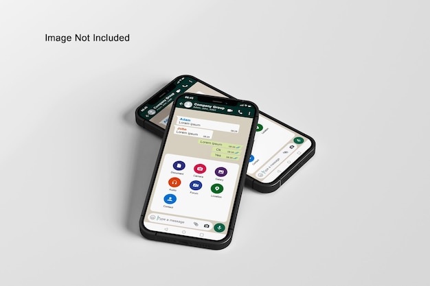 Mockup della schermata del telefono
