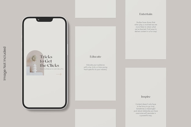 Mockup della storia di Instagram