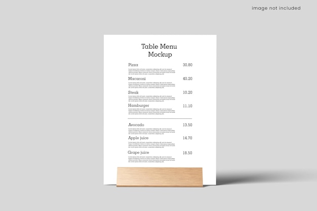 Mockup della tenda